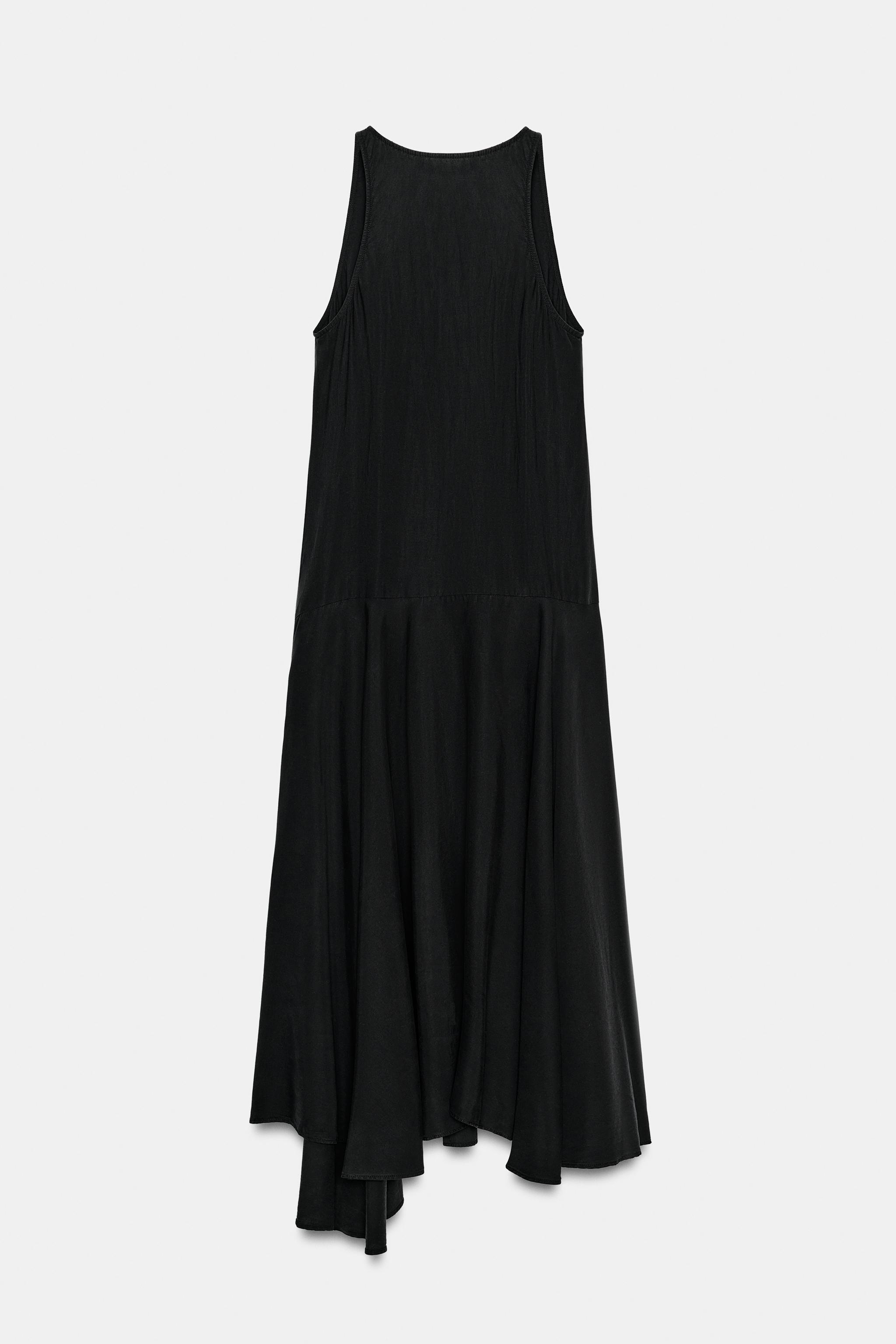 ROBE MI-LONGUE EN LYOCELL